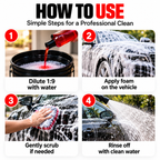 Nova Red Foam Blaster Car Shampoo