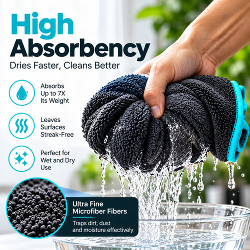 Nova 1200 GSM 60*40 Microfiber Drying Towel
