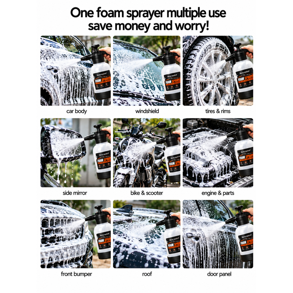 Nova Premium Foam Sprayer 2L with Nozzle
