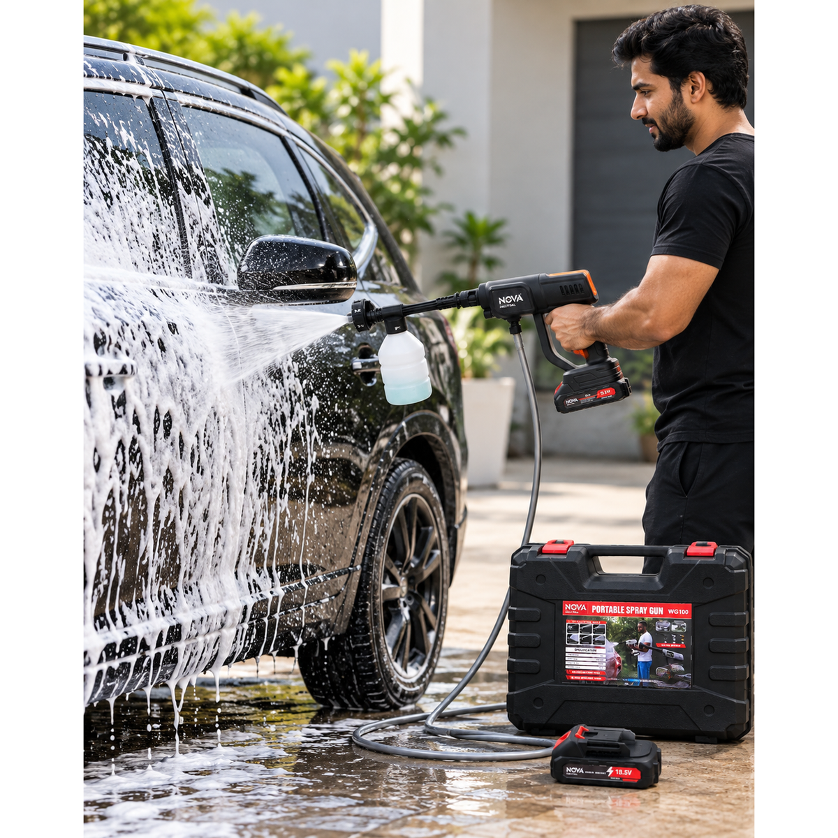 Nova Water gun WG101 With Dual Battery