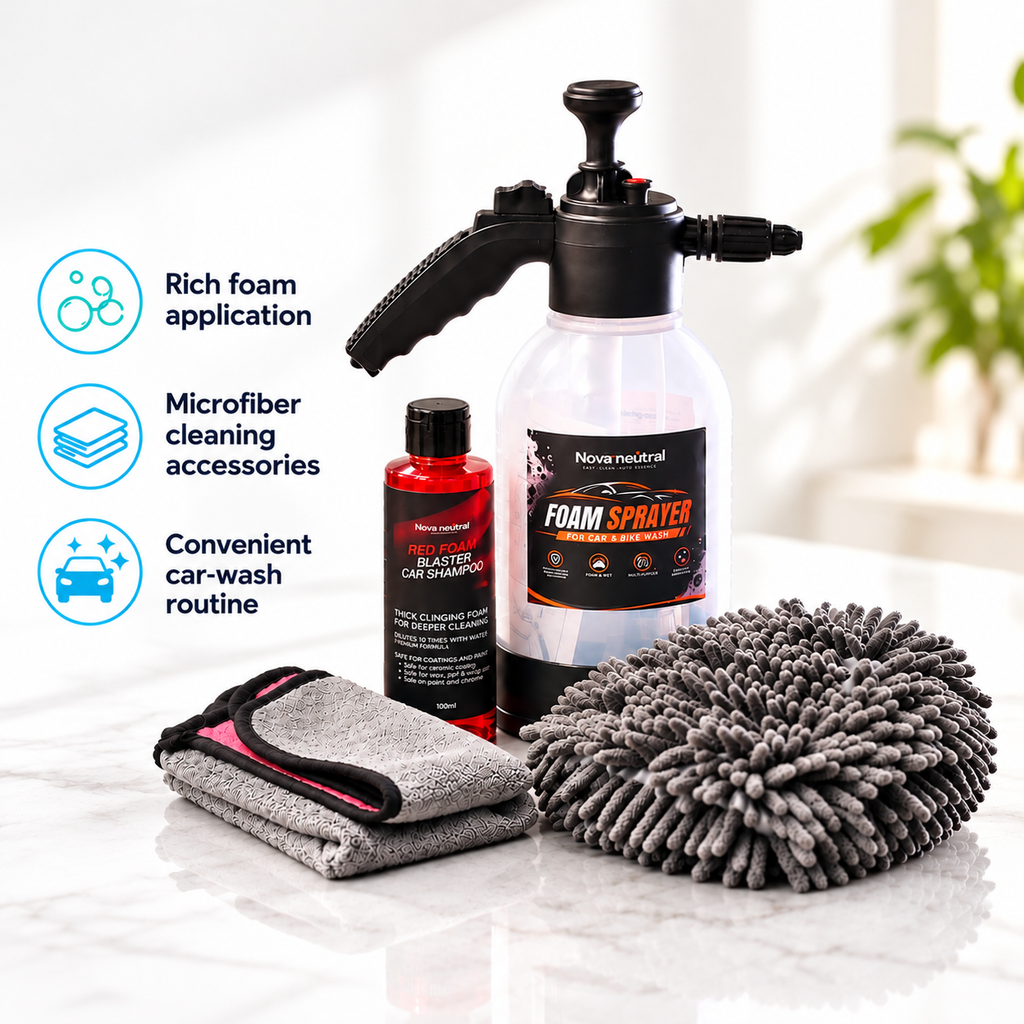 Nova Shampoo & Foam Sprayer Combo