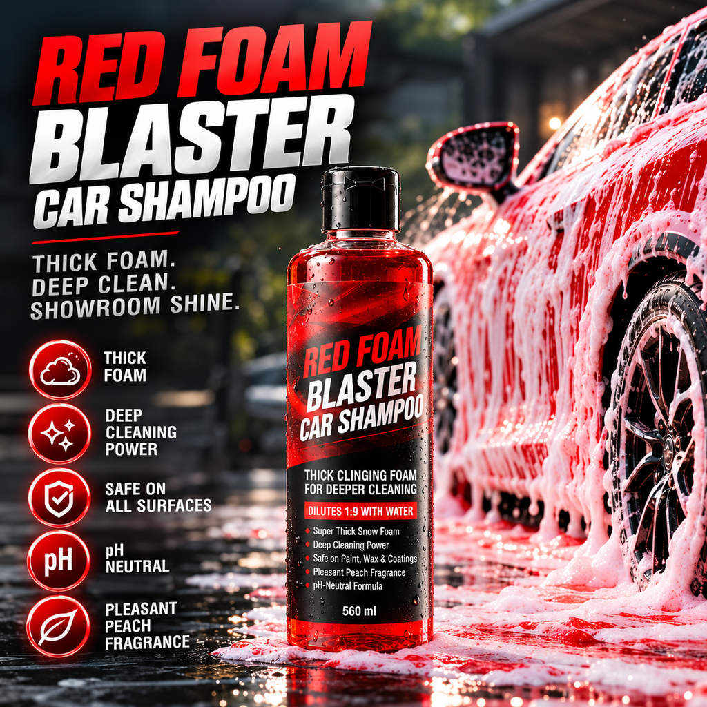Nova Red Foam Blaster Car Shampoo