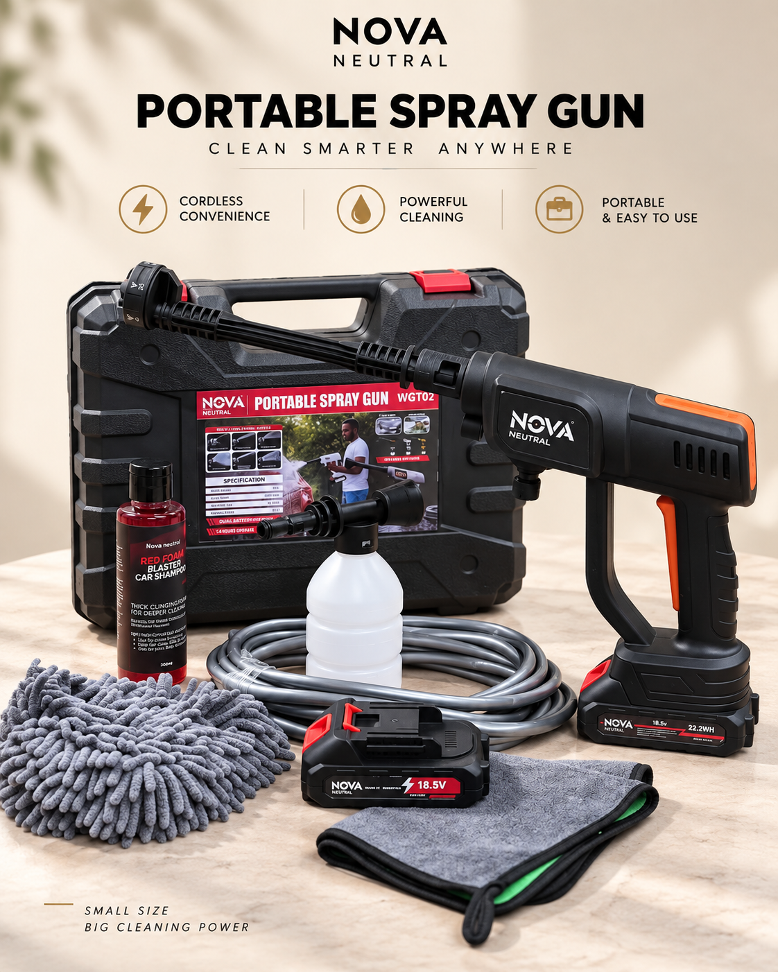 Nova Water gun Combo With Shampoo 200ml